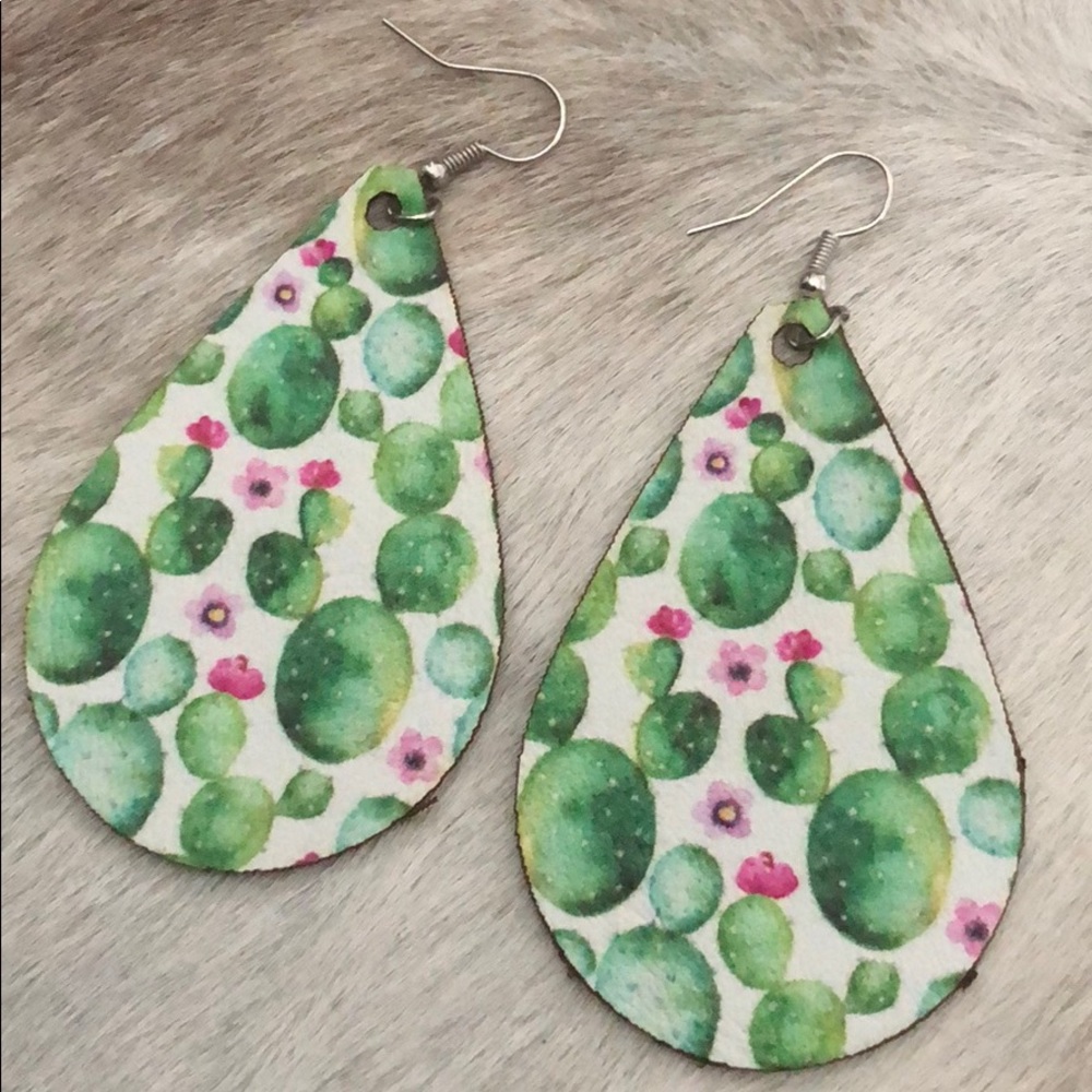 Cactus earrings